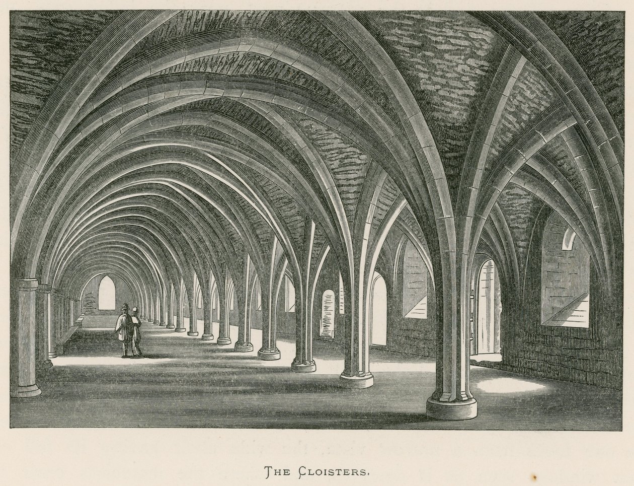 Fountains Abbey, The Cloisters by Alexander Francis Lydon