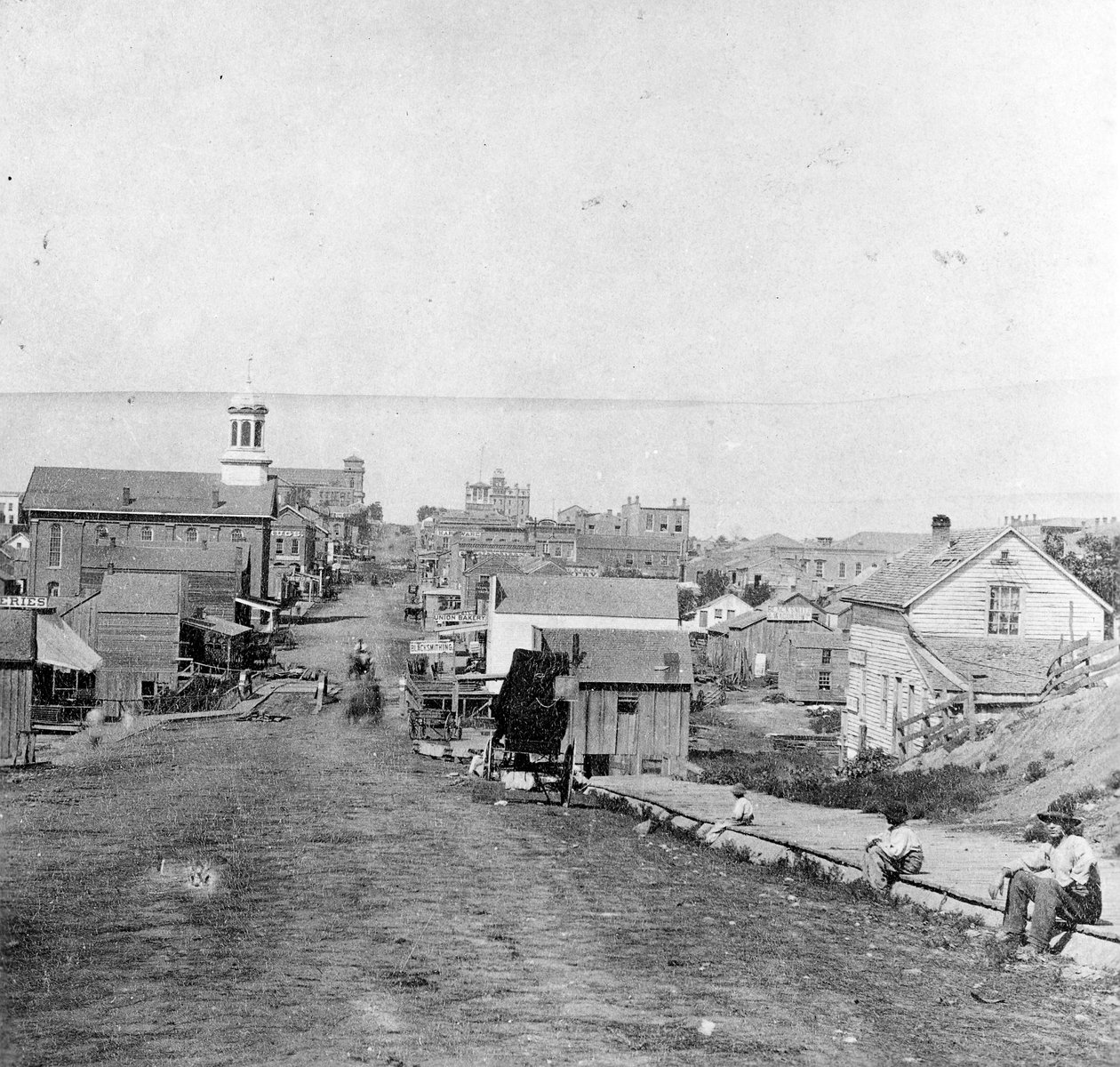 Fifth Street, Leavenworth, Kansas, 1867 by Alexander Gardner