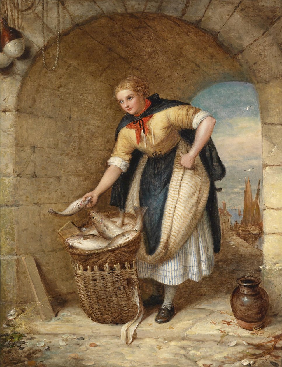 The Fish Seller by Alexander Leggett