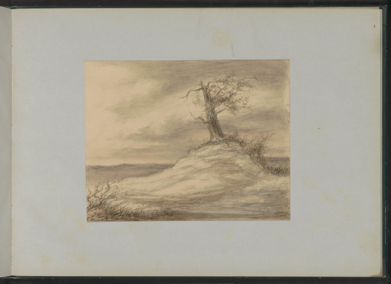 Tree on a Hill by Alexander Ver Huell