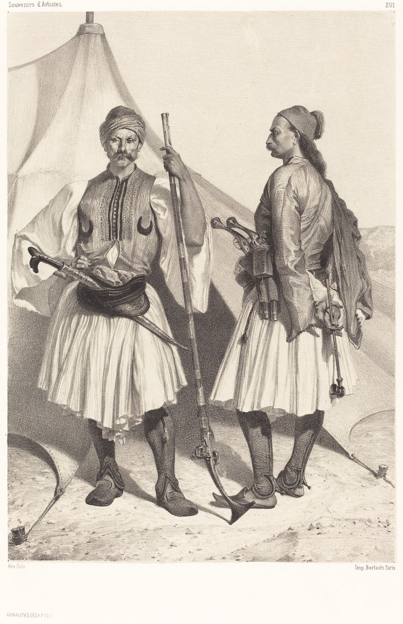 Albanians, Egypt by Alexandre Bida