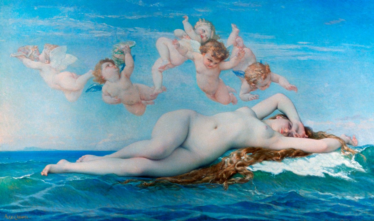 Birth of Venus, 1863 by Alexandre Cabanel