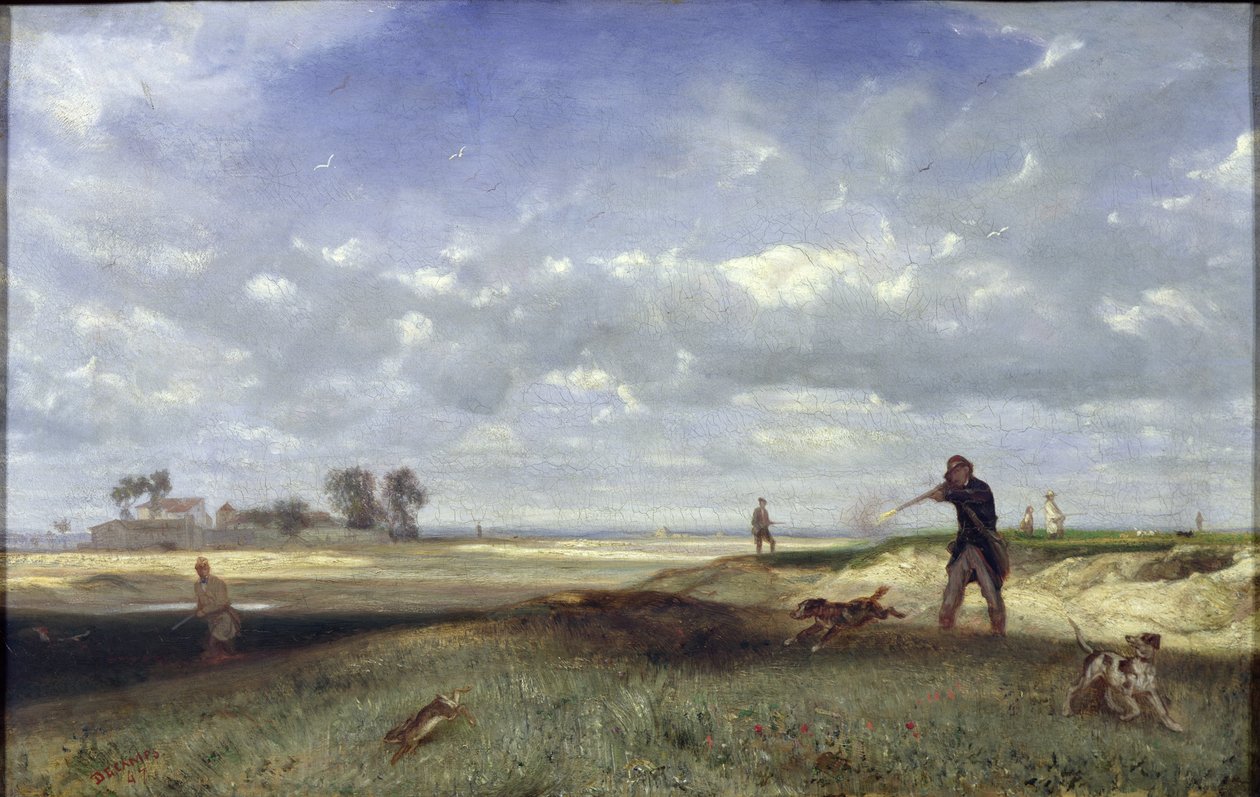 The Hunt by Alexandre Gabriel Decamps