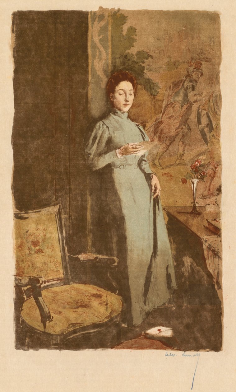 The Letter by Alexandre Lunois