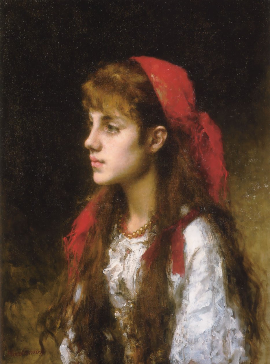 A Russian Beauty by Alexei Harlamov