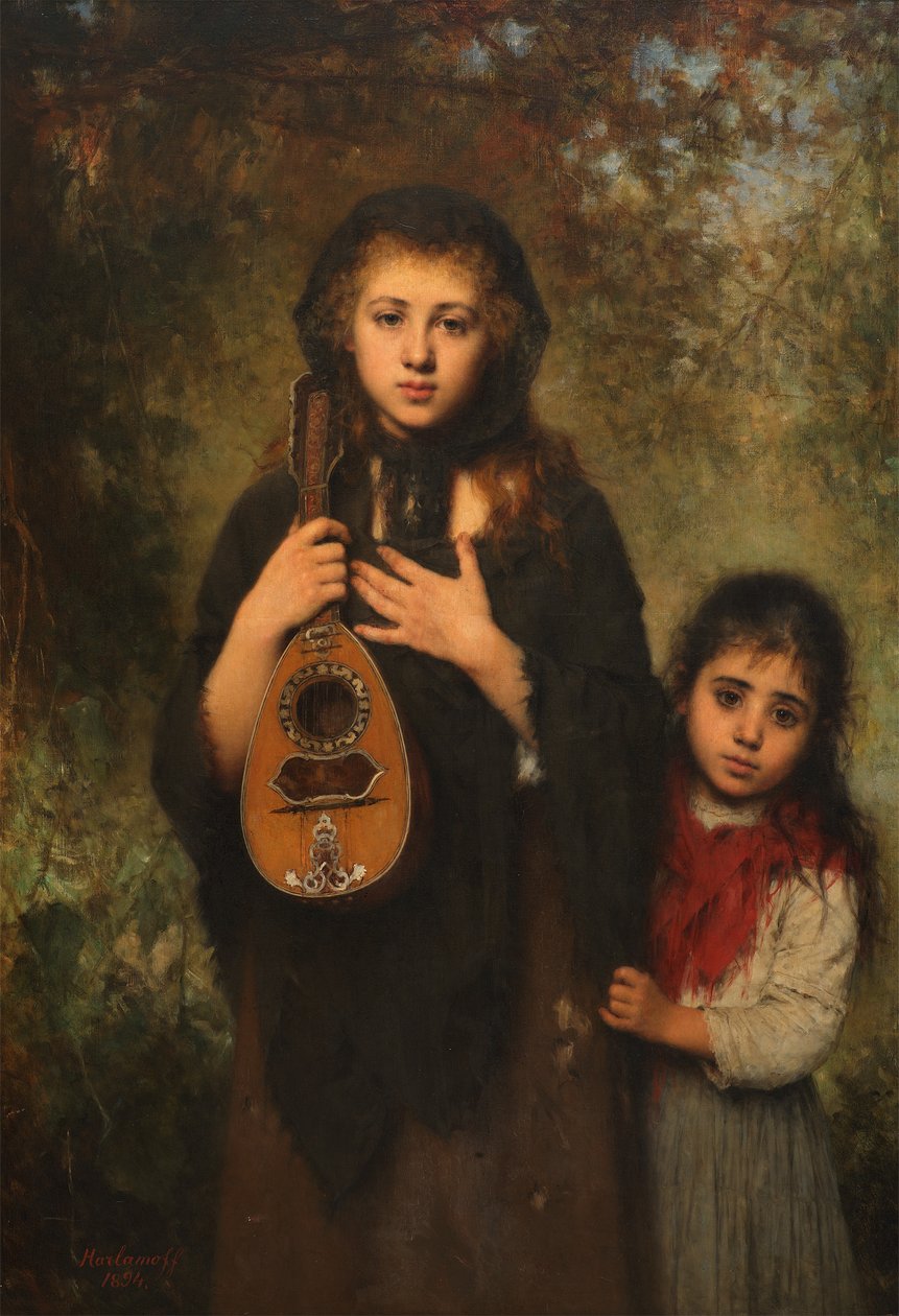 Two Girls by Alexei Harlamov