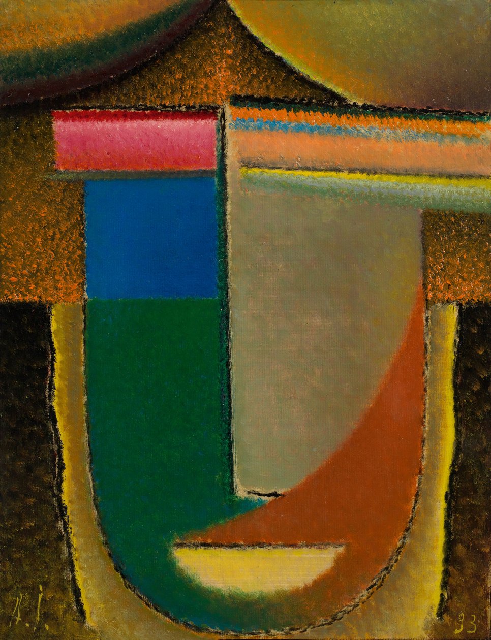 Abstract Head Africa, 1933 by Alexej von Jawlensky