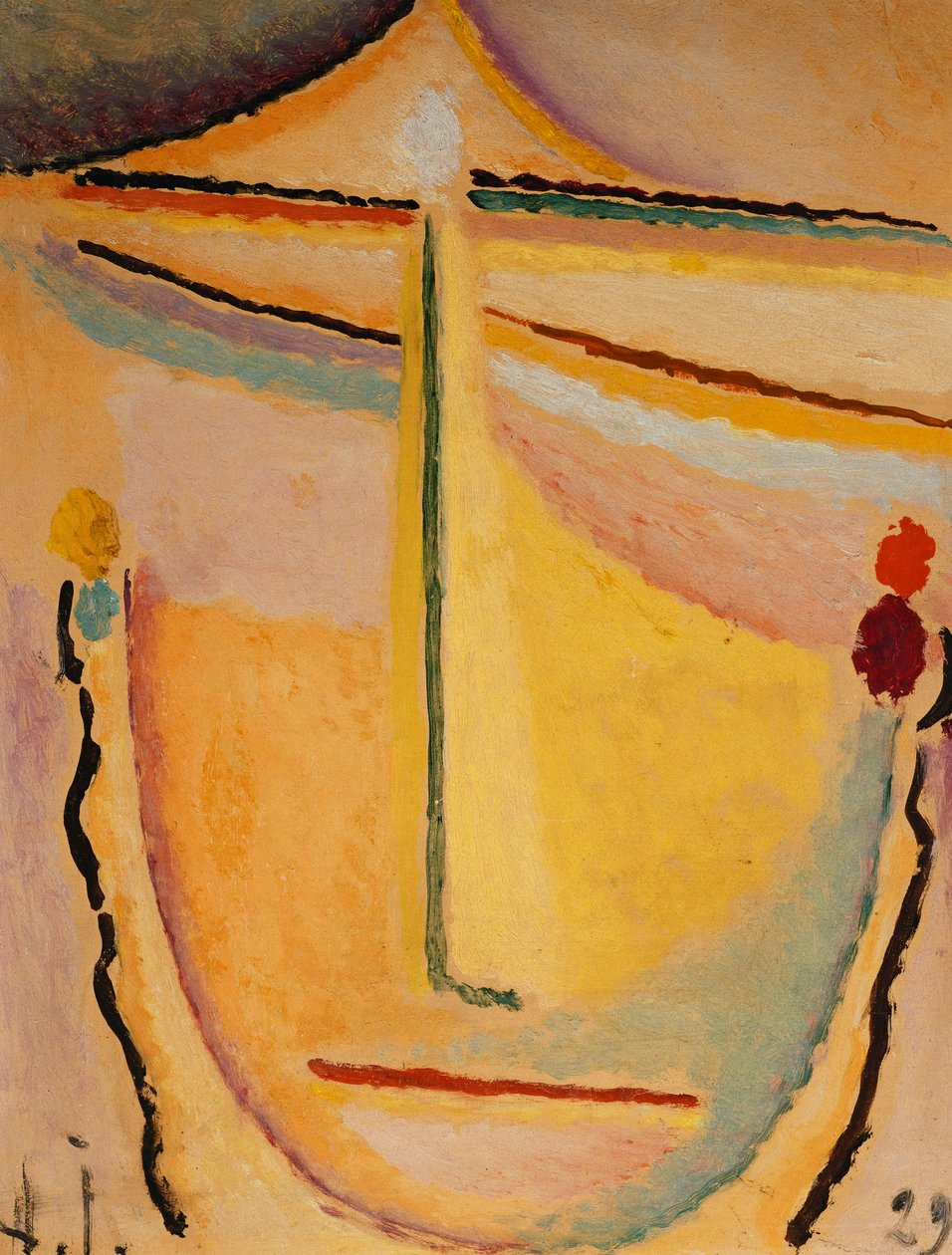 Pink-Orange, 1929 by Alexej von Jawlensky
