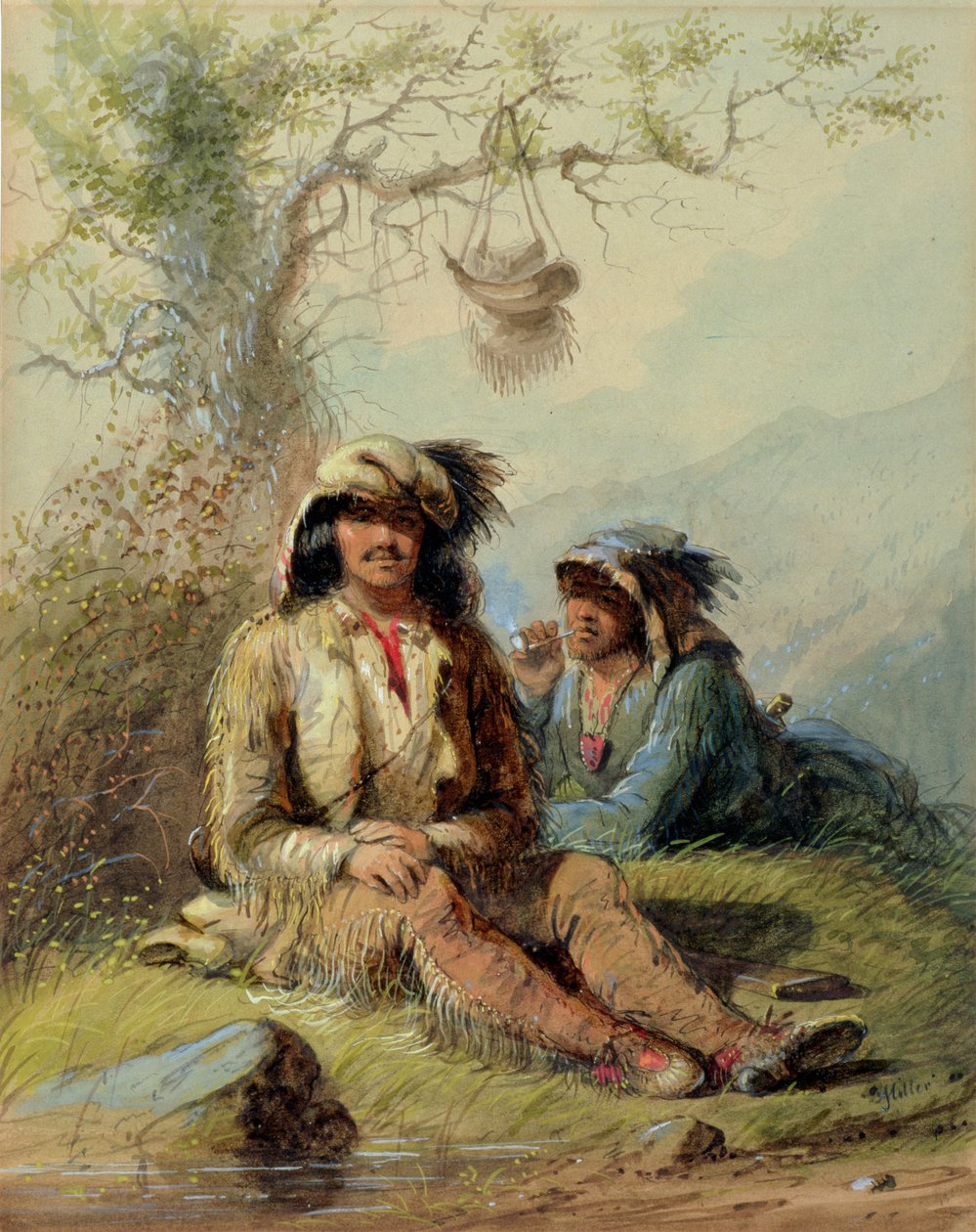 Trappers by Alfred Jacob Miller