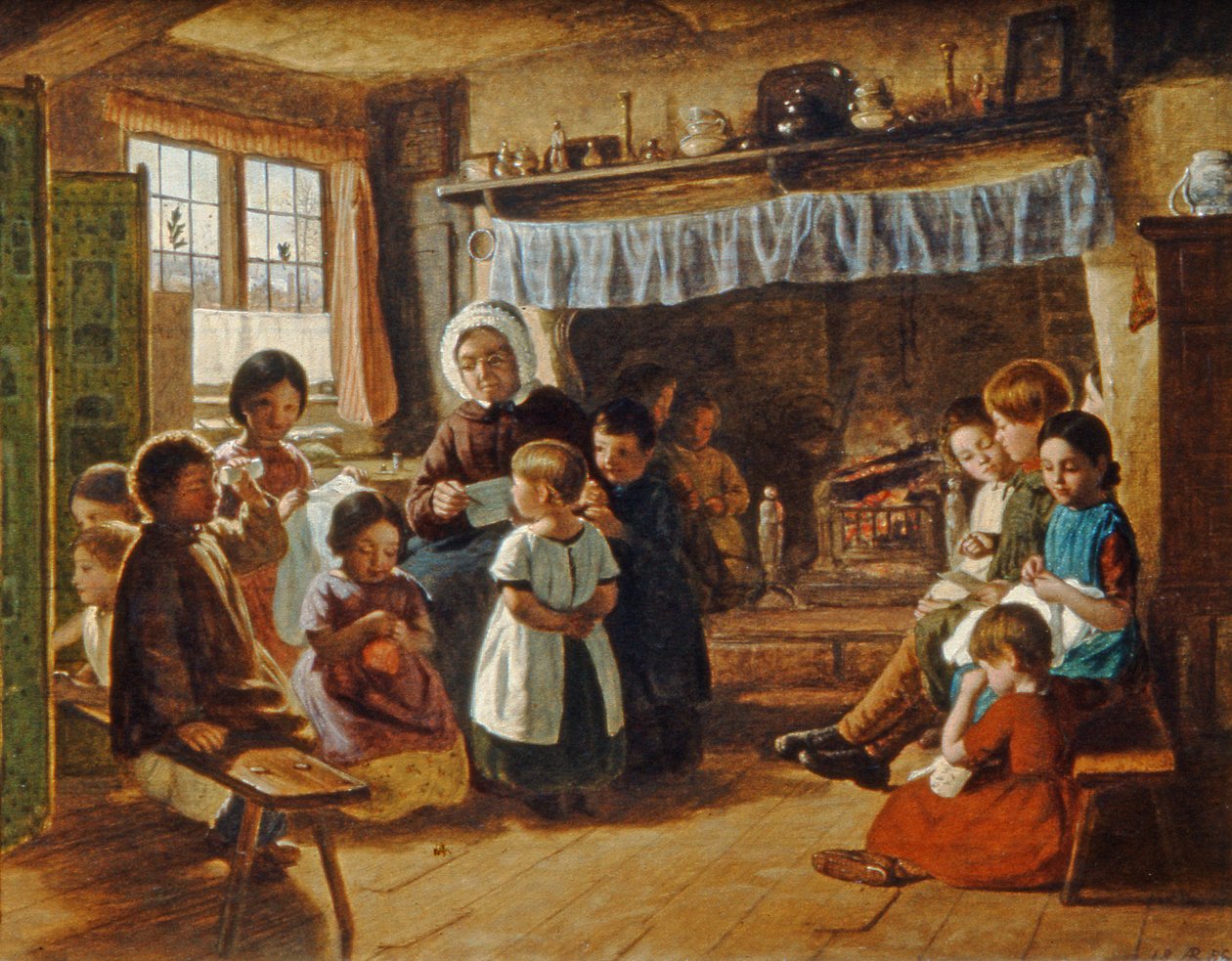The Cottage School by Alfred Rankley