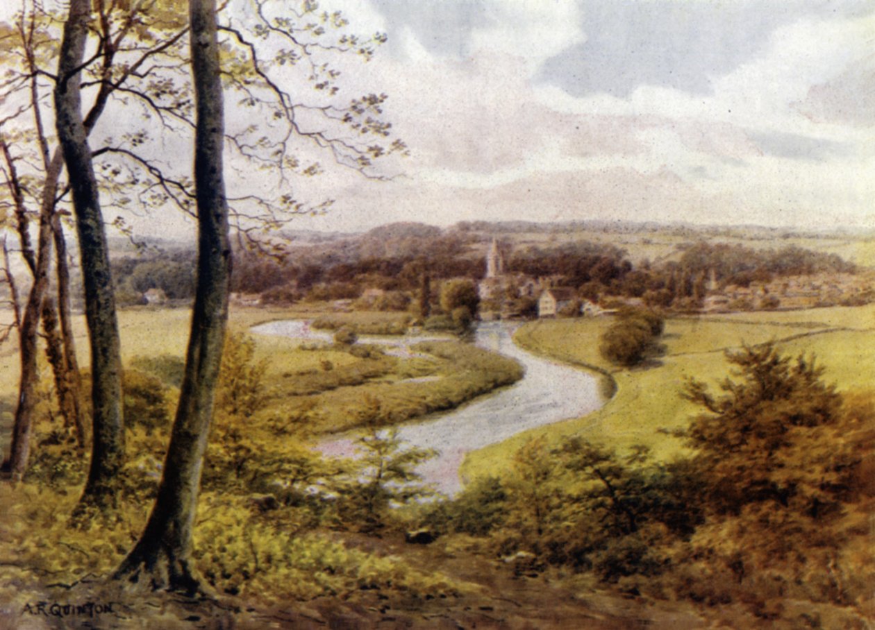 Marlow from Quarry Woods by Alfred Robert Quinton