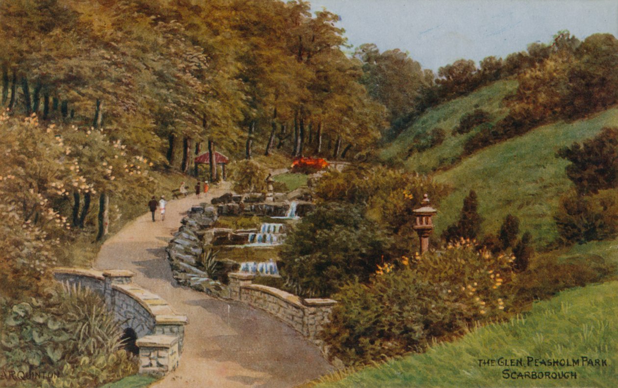 The Glen Peasholm Park, Scarborough by Alfred Robert Quinton