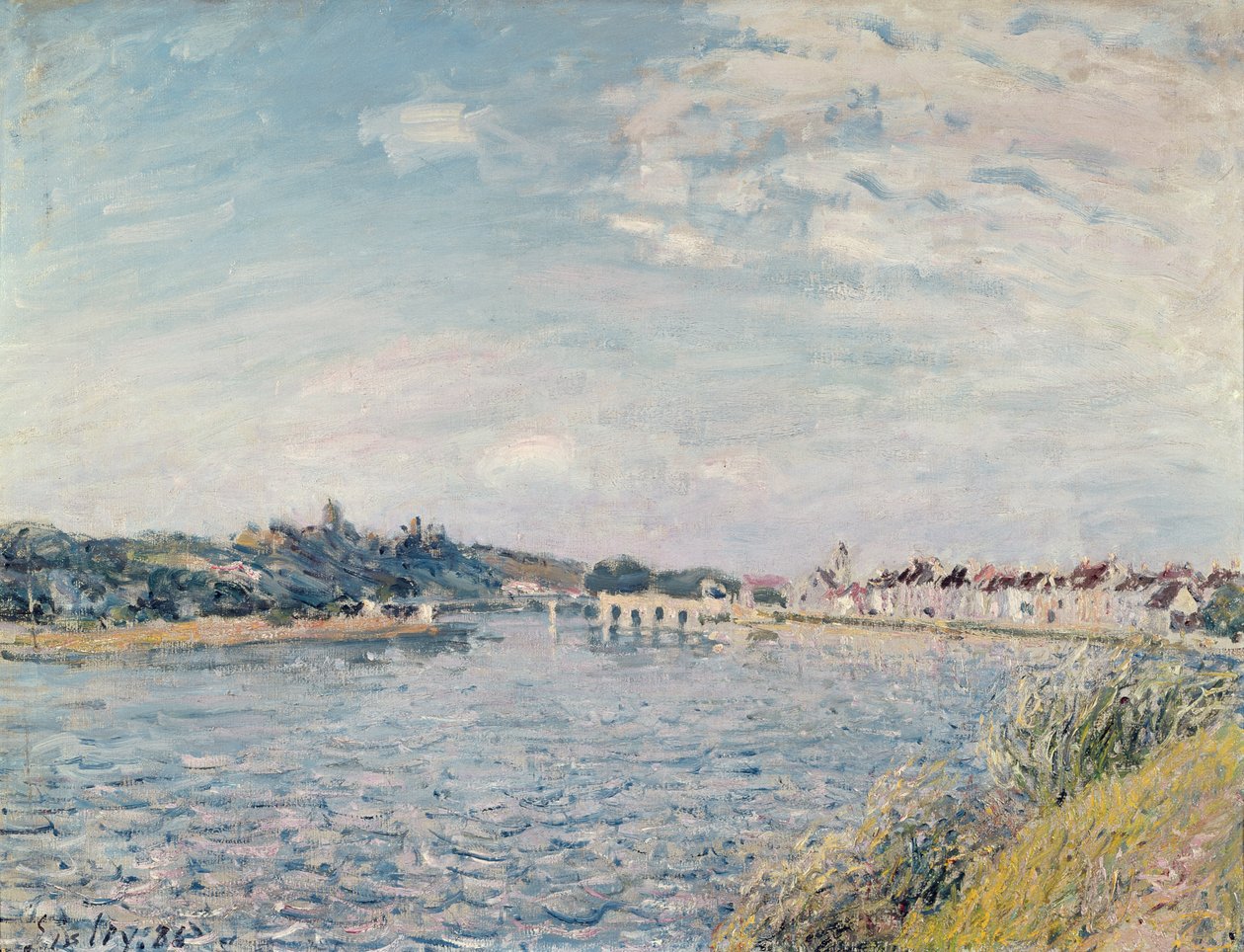 Landscape by Alfred Sisley