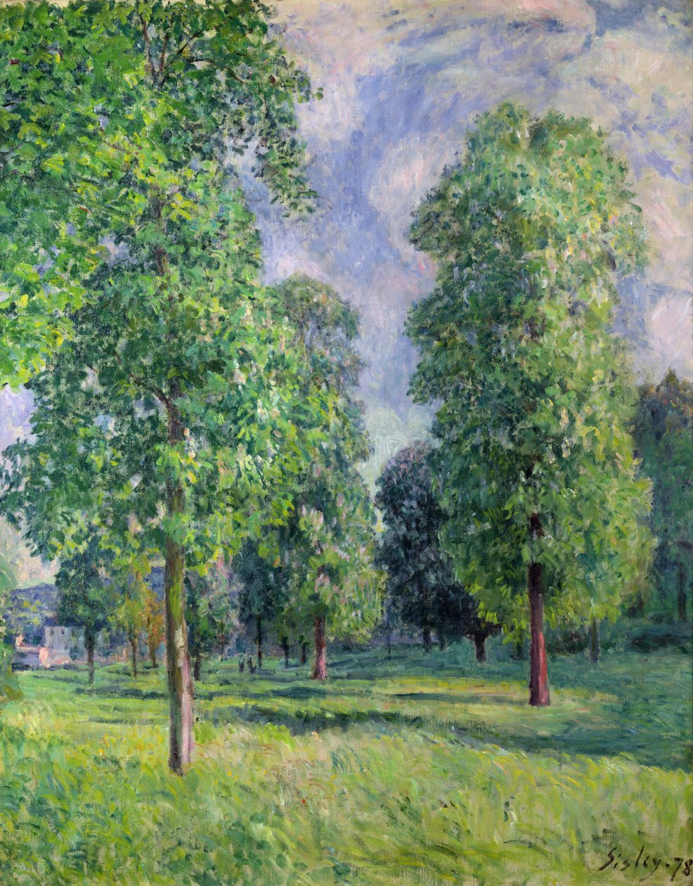 Landscape at Sevres by Alfred Sisley