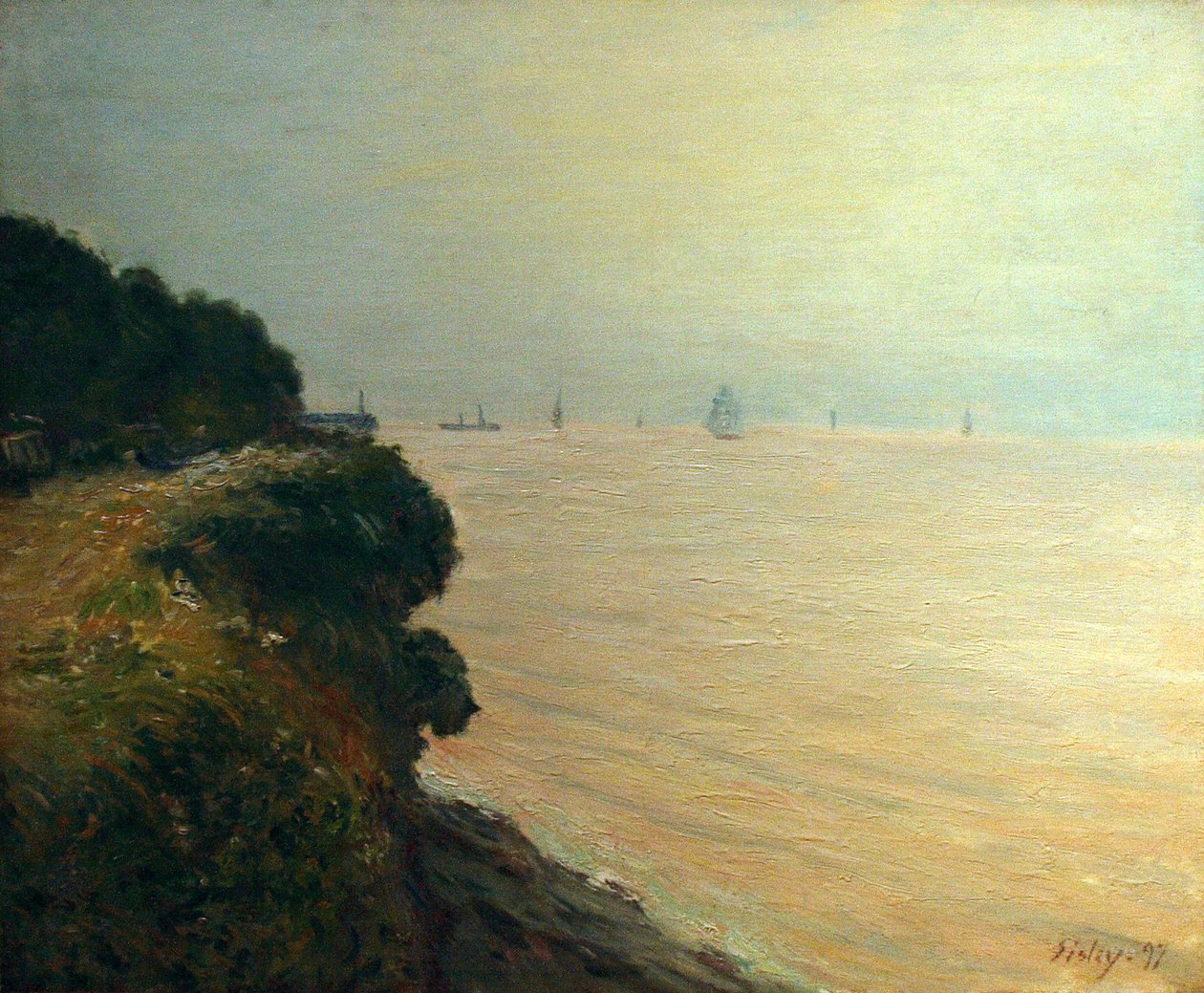 Langland Bay by Alfred Sisley