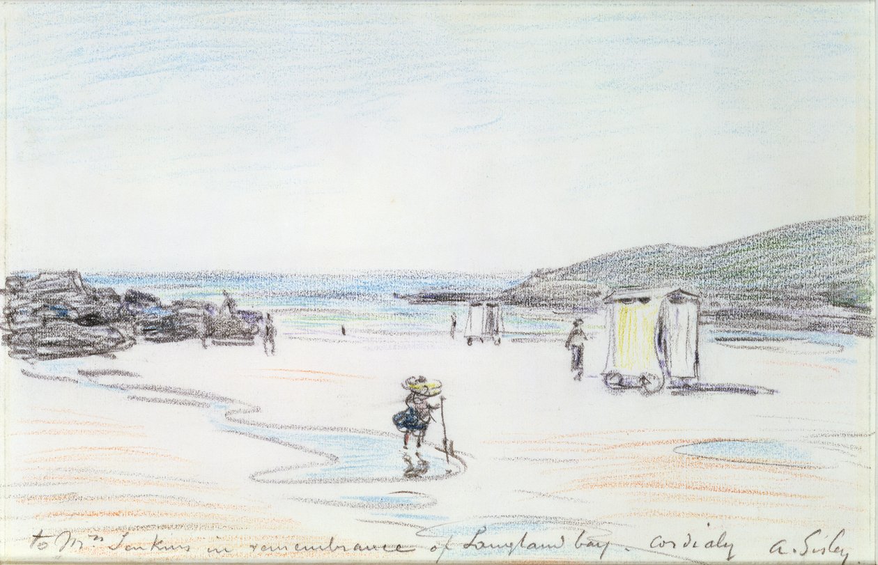 Langland Bay by Alfred Sisley