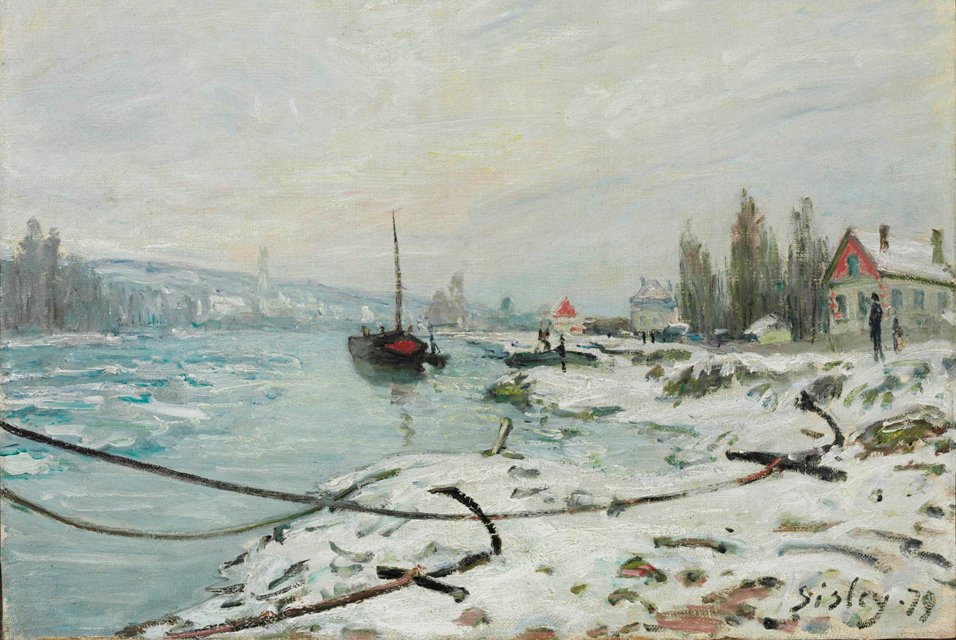 Mooring Lines by Alfred Sisley