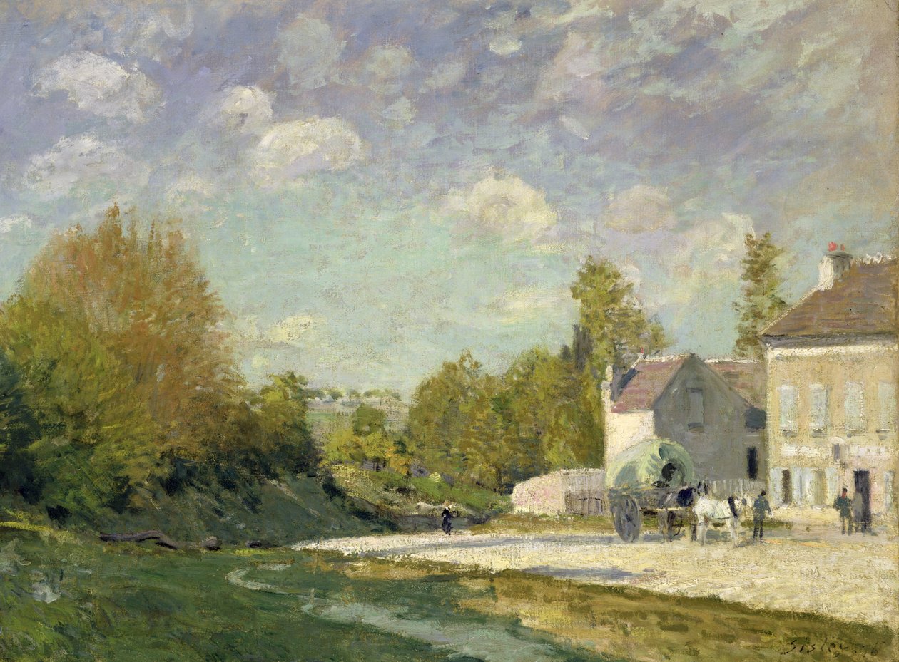 Landscape by Alfred Sisley