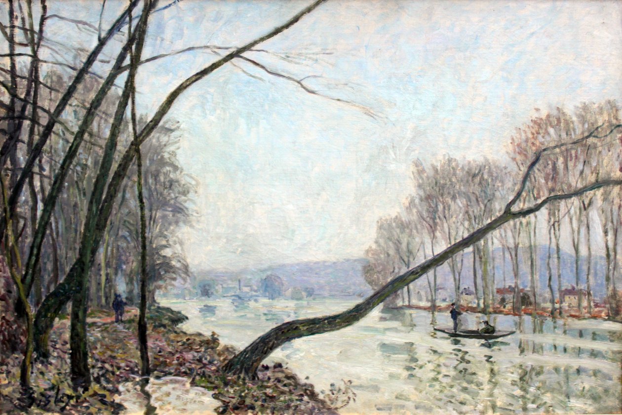 Seine Banks in Autumn by Alfred Sisley