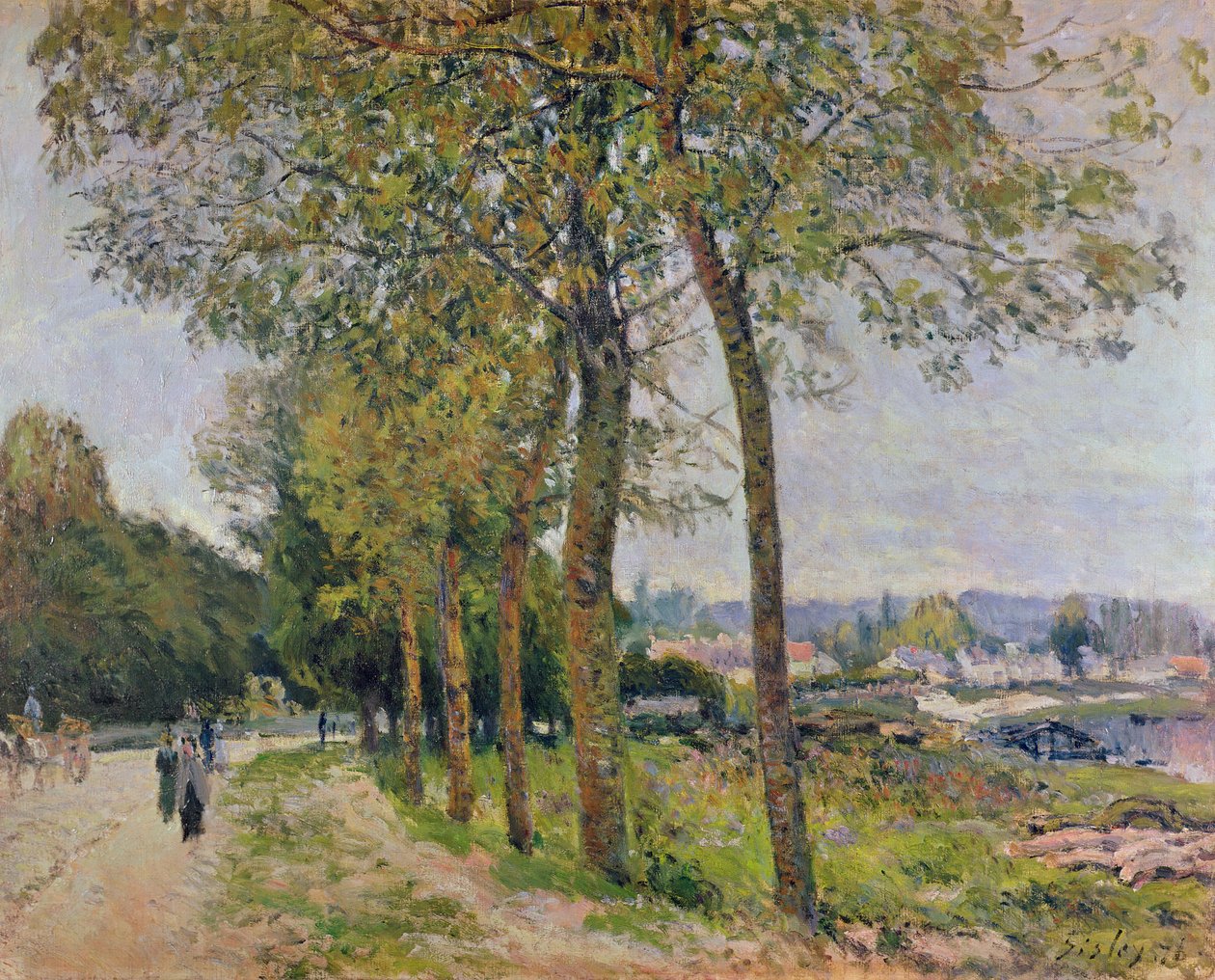 The Seine at Marly by Alfred Sisley
