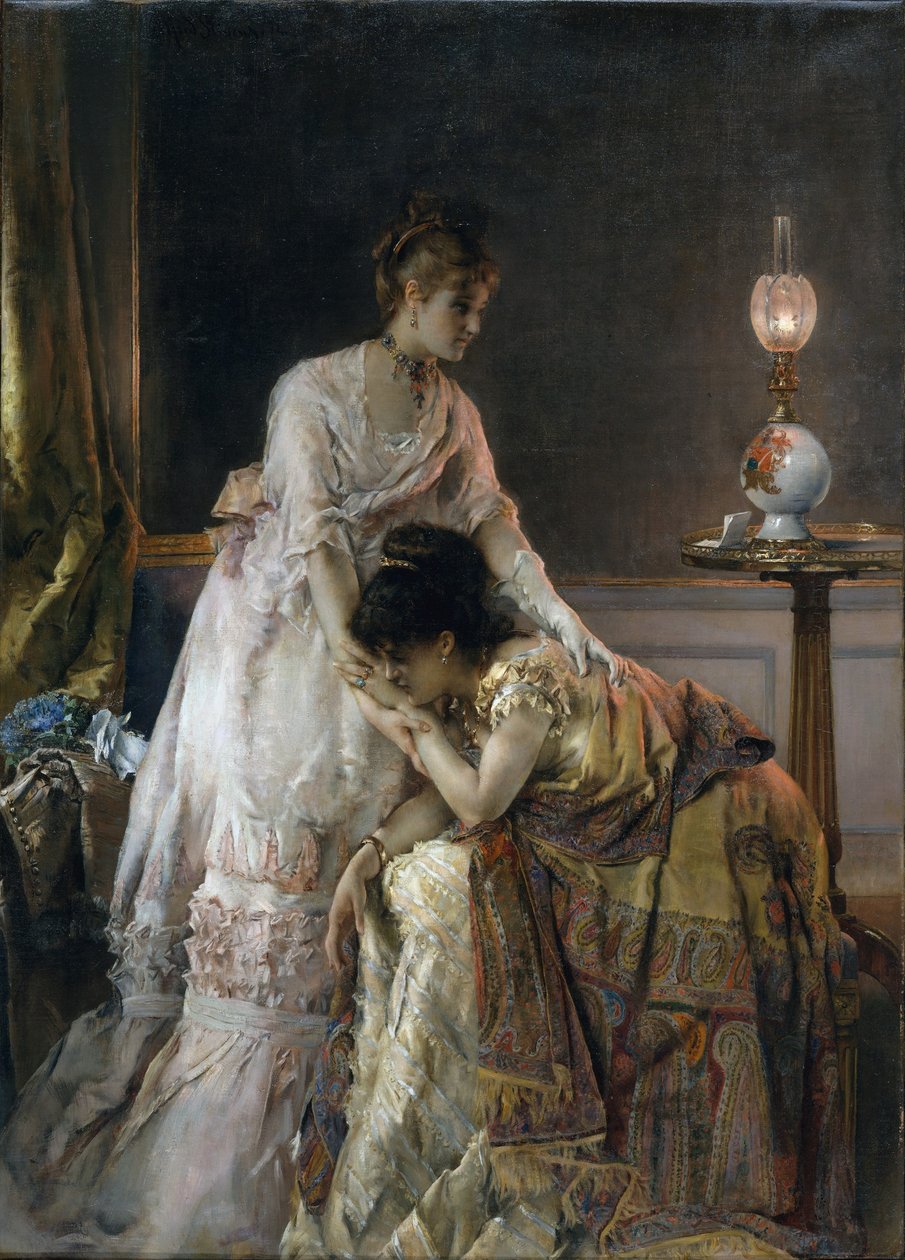 After the Ball by Alfred Emile Stevens