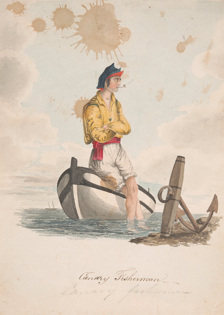 Canary Fisherman by Alfred Diston