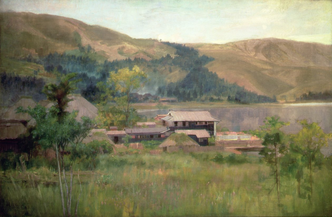 Lake Biwa, c.1889 by Alfred East