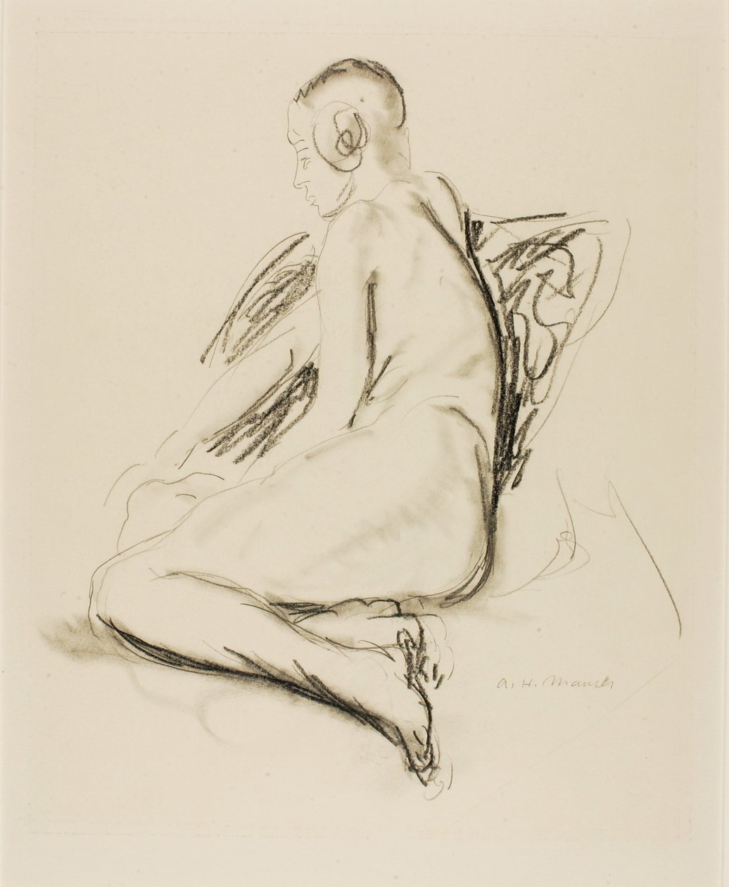 Seated Nude by Alfred H. Maurer