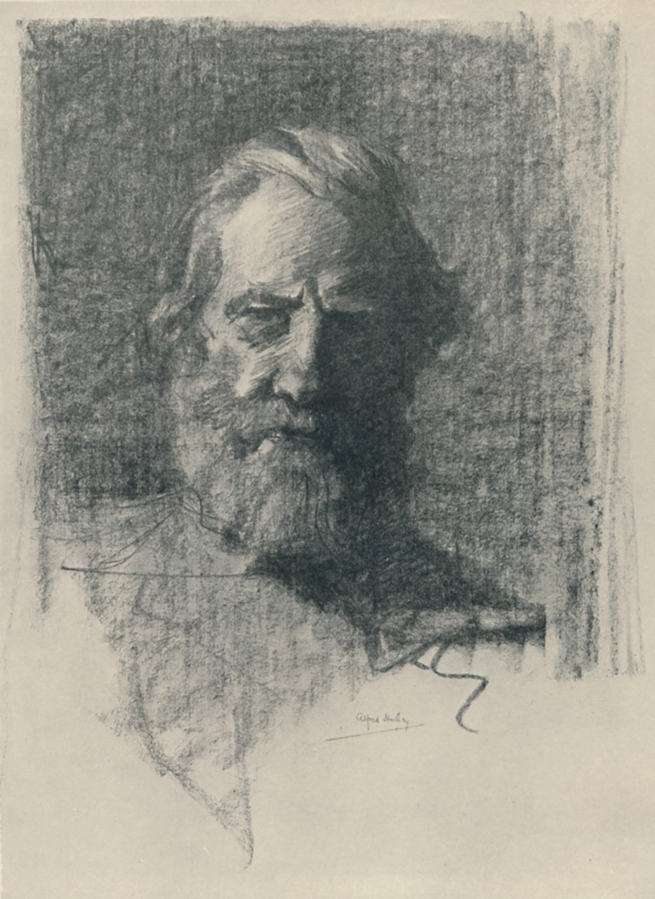 A Portrait Study, 1919 by Alfred Hartley