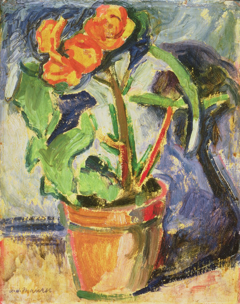 Pot of Flowers by Alfred Henry Maurer