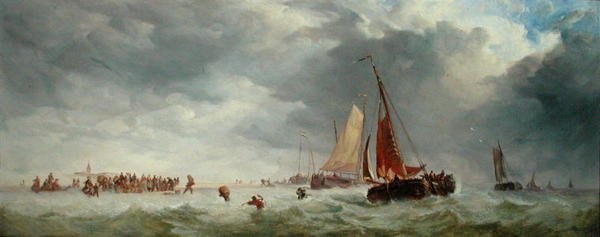 Scheveningen Beach by Alfred Herbert