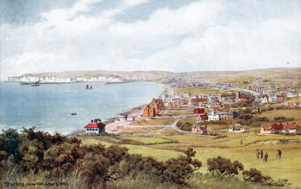 Seaford from the Golf Links by Alfred Robert Quinton