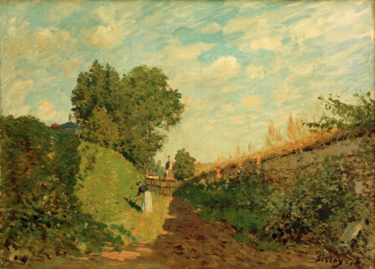 The Garden by Alfred Sisley