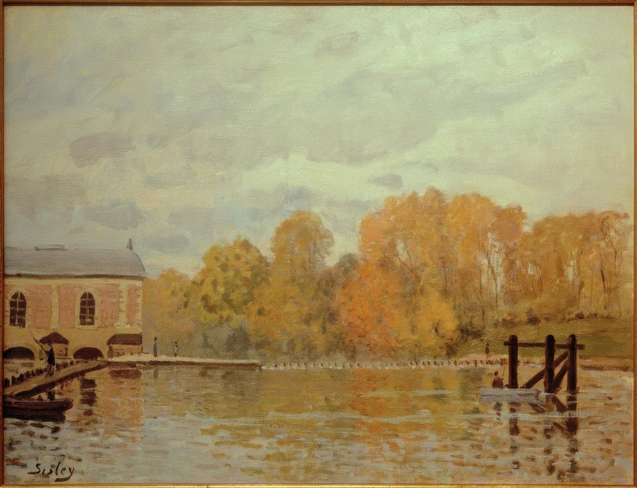 The Flood at Marly by Alfred Sisley