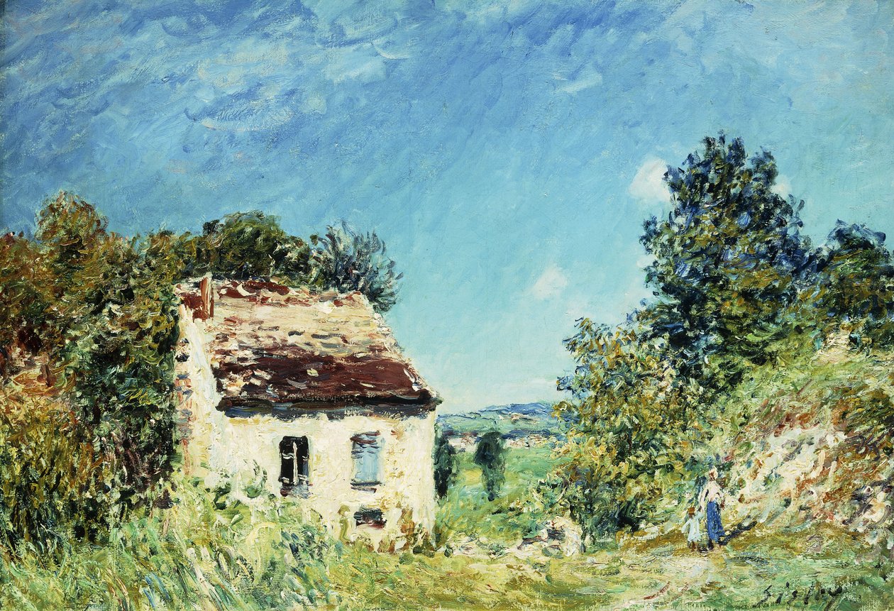 The Abandoned House by Alfred Sisley