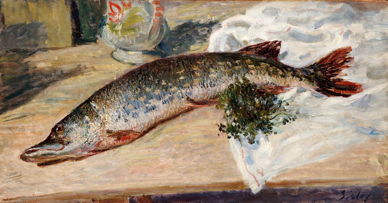 The Pike by Alfred Sisley