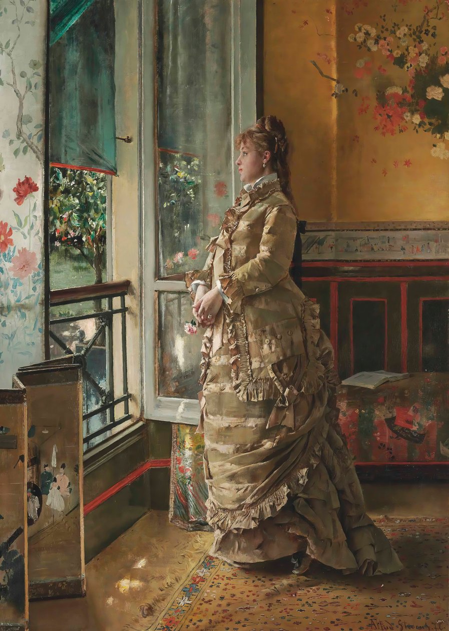 Melancholy by Alfred Emile Stevens