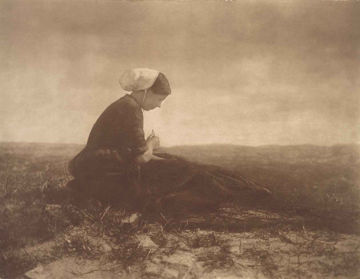 The Net Mender by Alfred Stieglitz