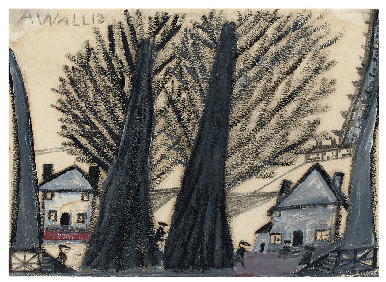 Two trees by Alfred Wallis