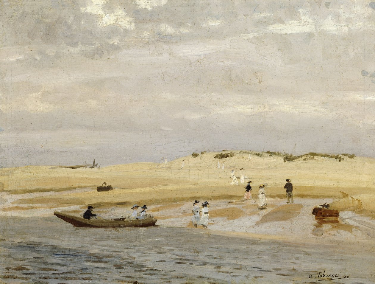 Figures on a Beach by Algernon Mayow Talmage