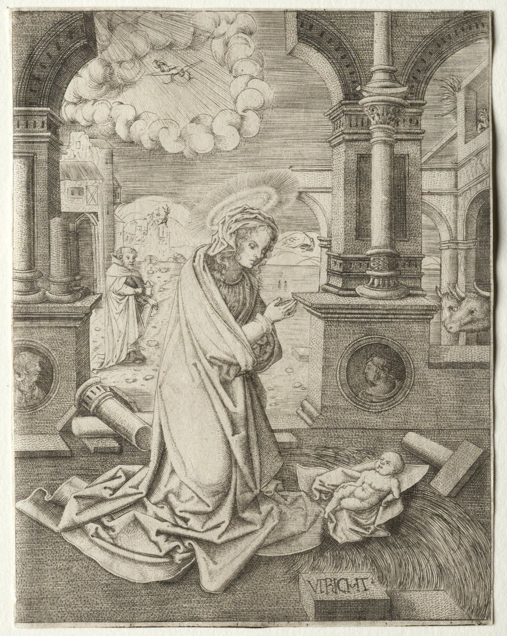 The Nativity by Allaert Claesz