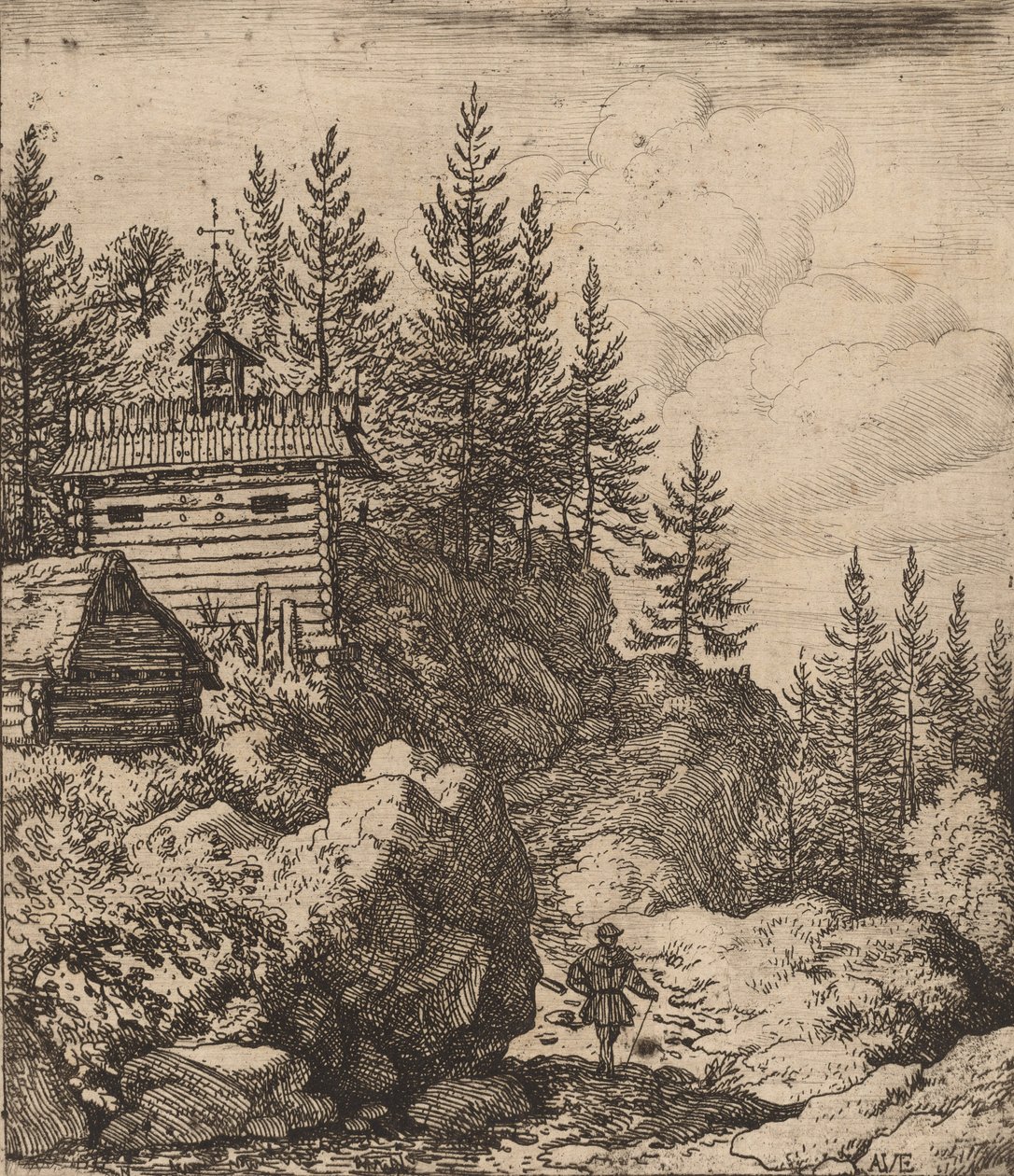 Chapel by Allart van Everdingen