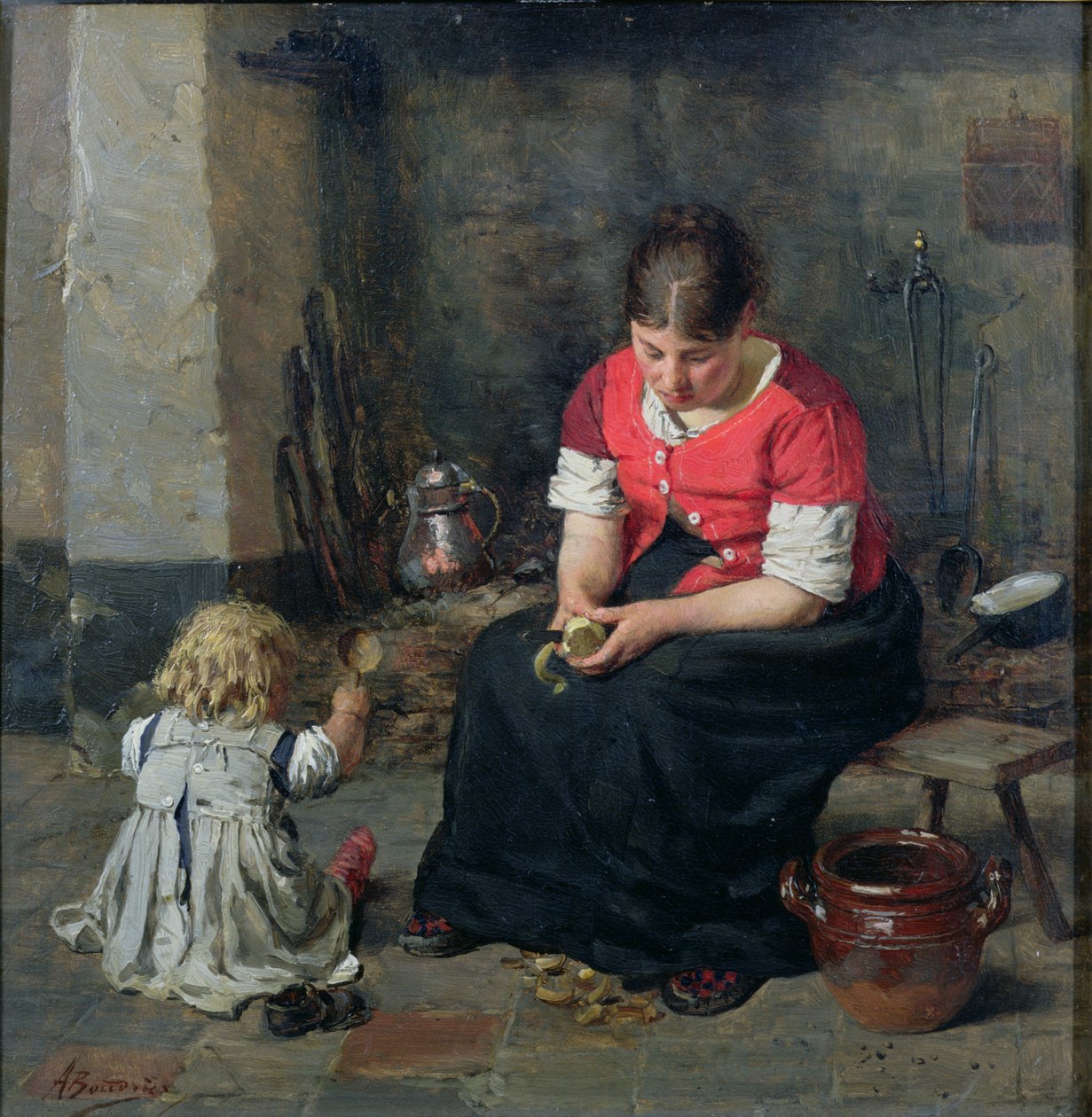 Preparing Vegetables by Alois Boudry