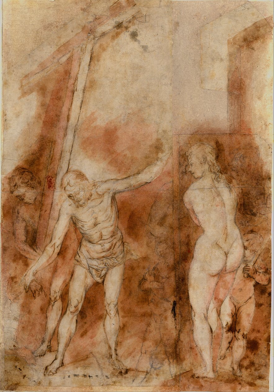 Christ in Limbo by Alonso Cano