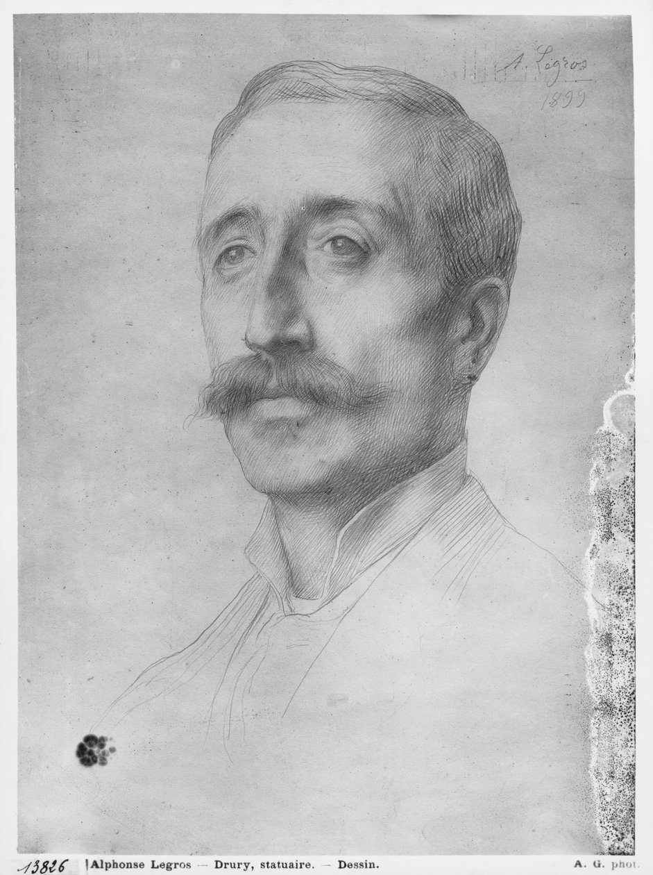 Alfred Drury by Alphonse Legros
