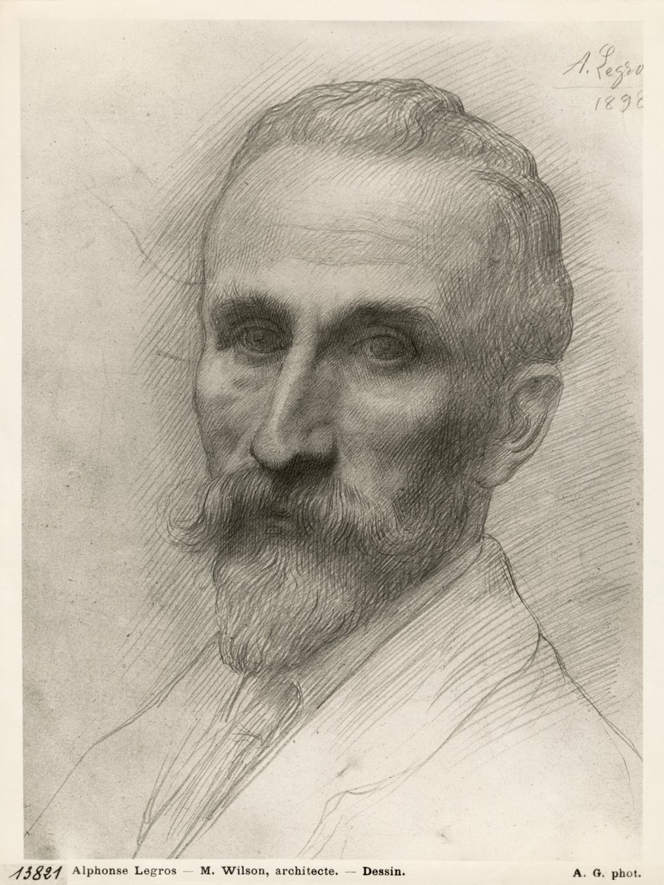 Mr Wilson, architect, 1898 by Alphonse Legros