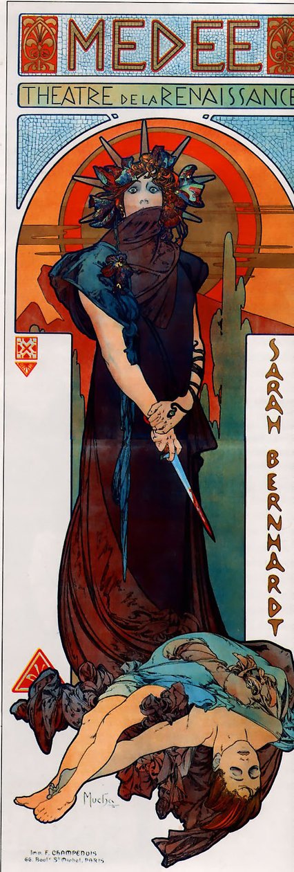 Medea by Alphonse Mucha