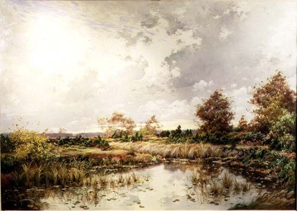 The Lake by Alphonse Henri Mazard
