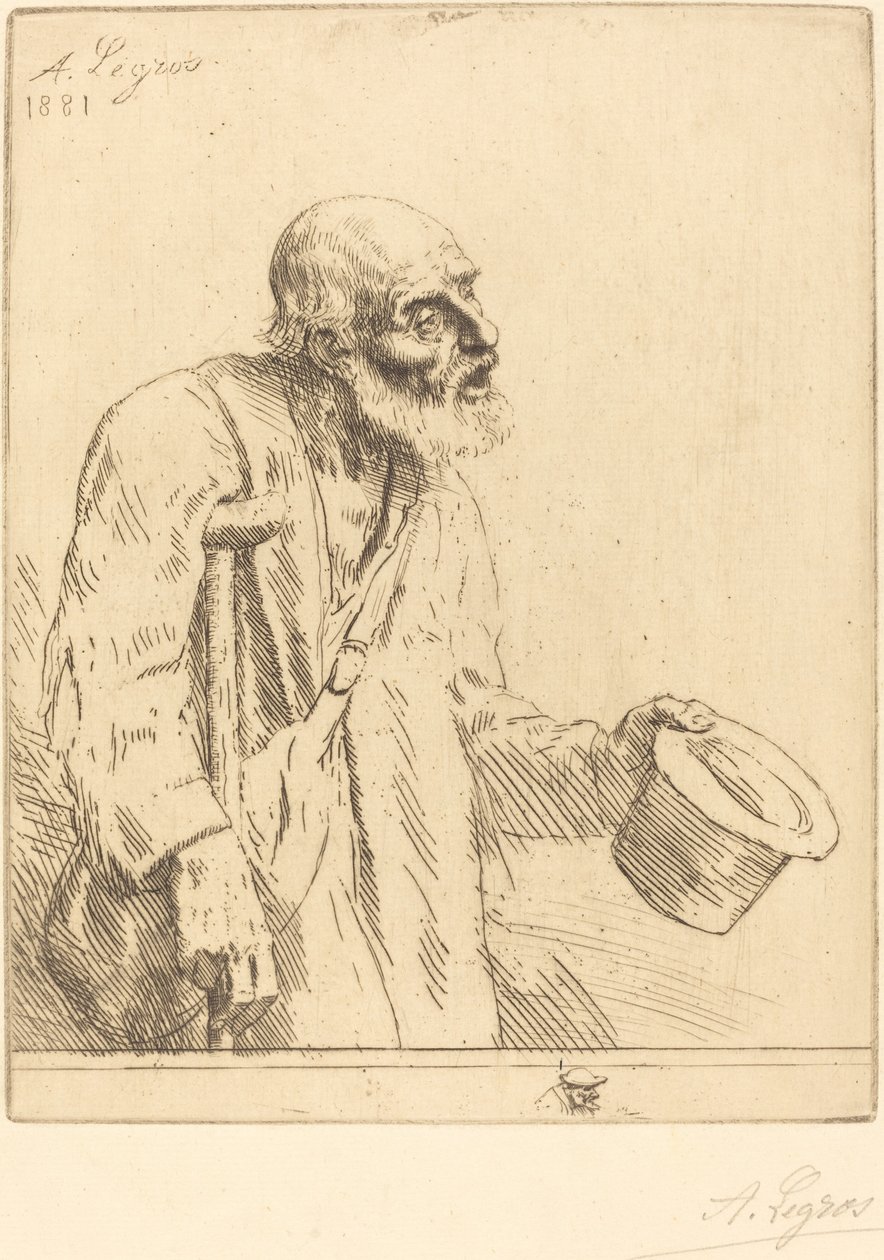 Beggar by Alphonse Legros
