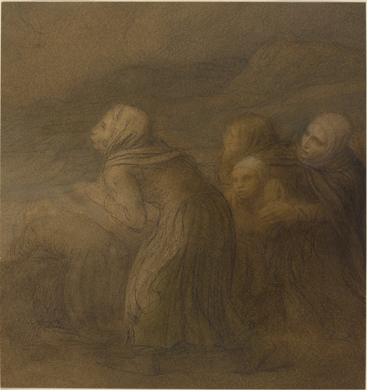 Boat in Trouble by Alphonse Legros